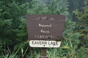 Cavern Lake Trail Head